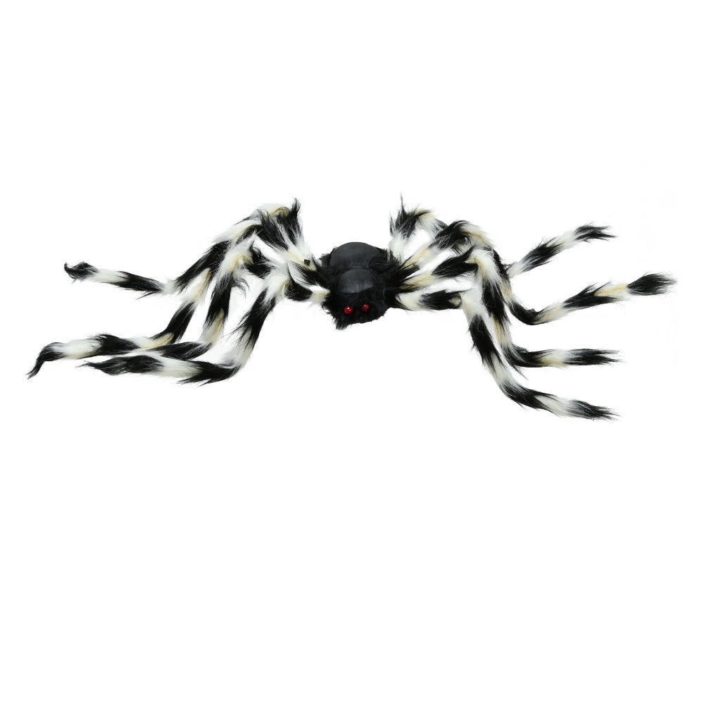 Halloween Colourful Hairy Spider Decoration | 90cm, Assorted Colours