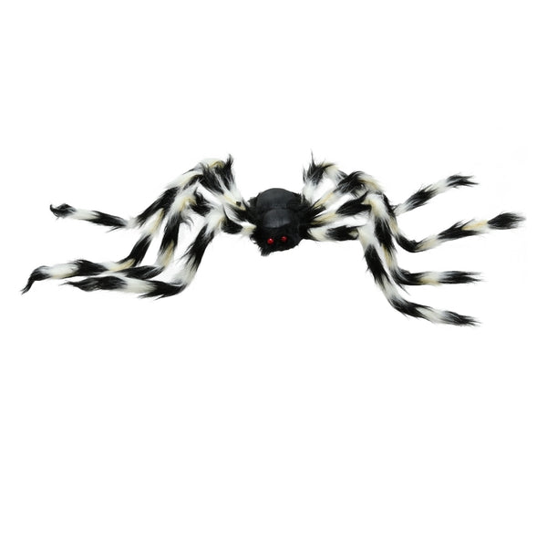 Halloween Colourful Hairy Spider Decoration | 90cm, Assorted Colours