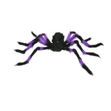 Halloween Colourful Hairy Spider Decoration | 90cm, Assorted Colours
