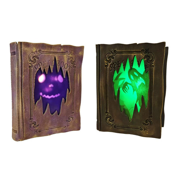 Animated Light Up Haunted Book 26cm | Battery Operated