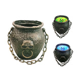 Halloween Animated Haunted Cauldron | Battery Operated, 26 x 26 x 50cm
