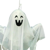 Halloween Hanging Smiley White Ghost Decoration | 37 x 4 x 51cm