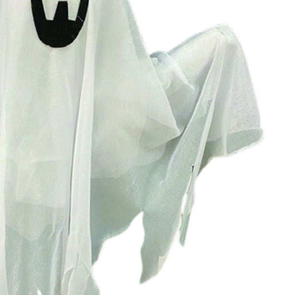 Halloween Hanging Smiley White Ghost Decoration | 37 x 4 x 51cm
