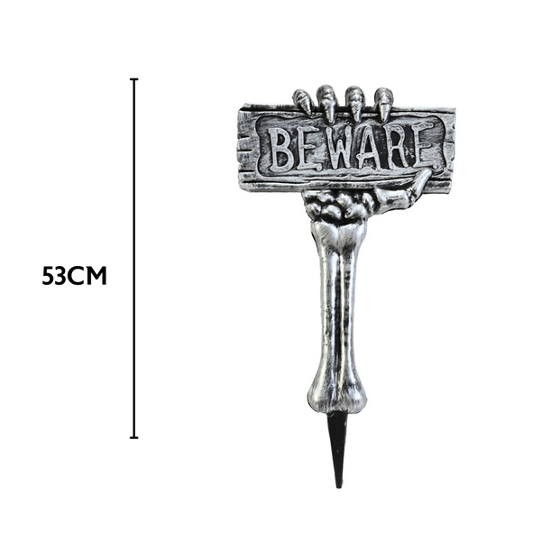 Halloween Skeleton Hand Ground Stake | 53cm Height, Assorted Designs