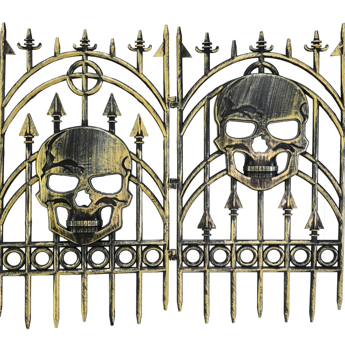 Halloween Skull Garden Fence | 67 x 0.5 x 59cm