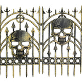 Halloween Skull Garden Fence | 67 x 0.5 x 59cm