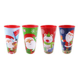 Festive Magic Christmas Character Plastic Tumbler - 900ml, Assorted Designs