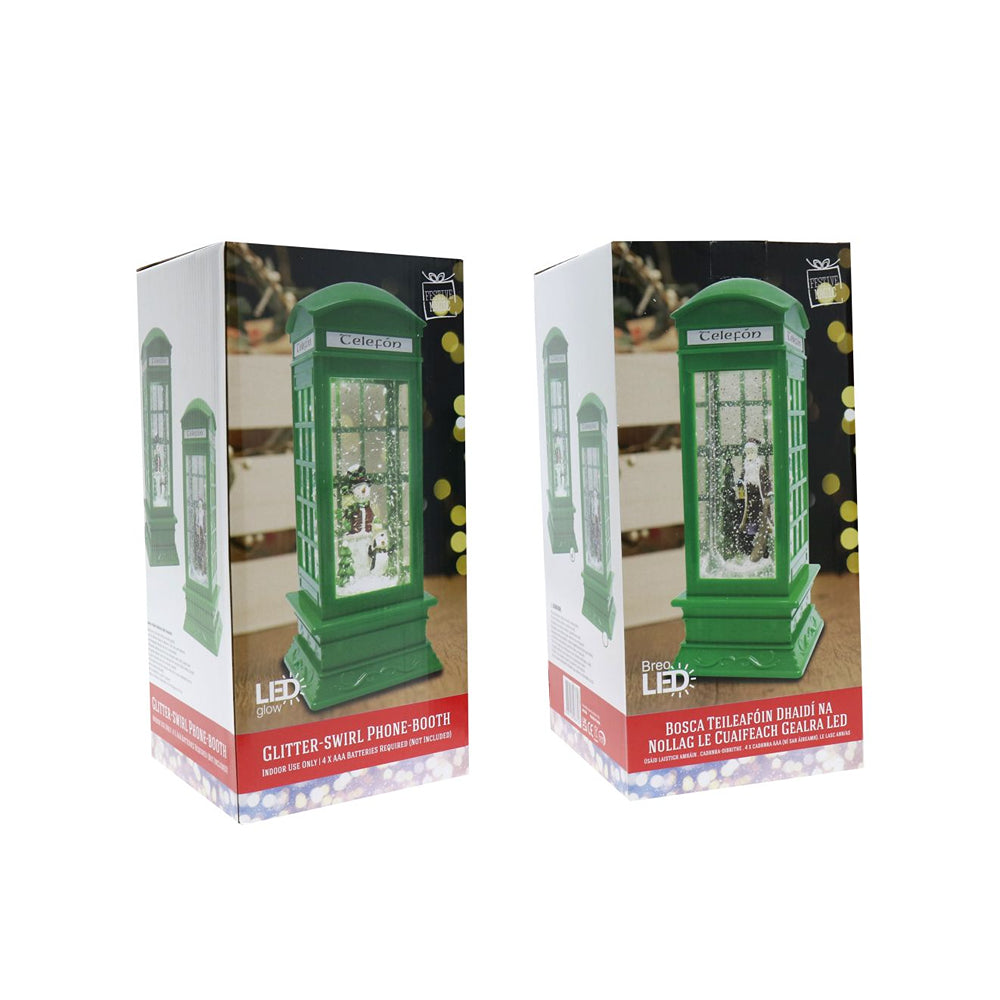 Irish Telephone Box LED Light | 26cm, Cool White LEDs, Assorted Designs