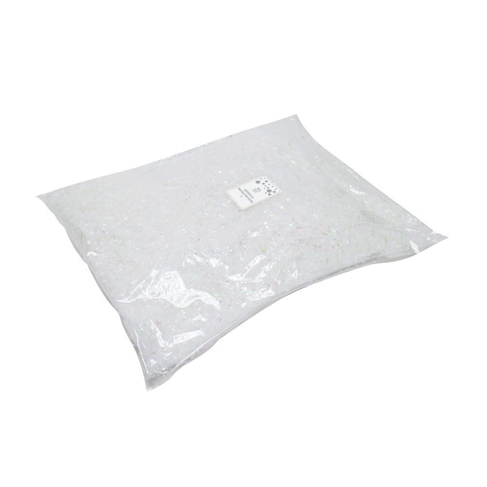 Festive Magic Iridescent Artificial Snow Christmas Decoration - 1kg Bag