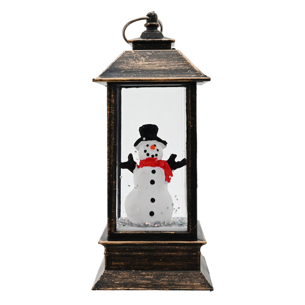 LED Glitter Water Mini Lantern | 13cm, Assorted Designs, Warm White