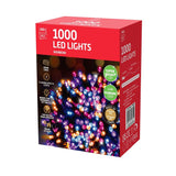 Christmas Rainbow Chaser LED String Lights | 1000 LEDs, 7 Effects, Timer
