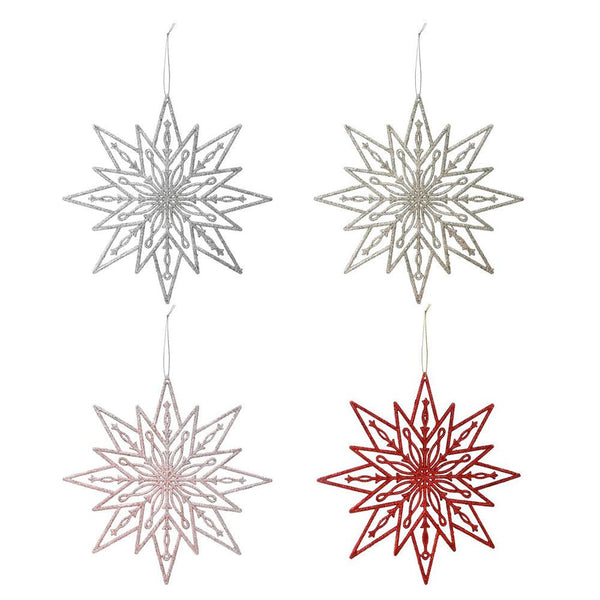 Hanging Glitter Flower | 24.5 x 24.5cm