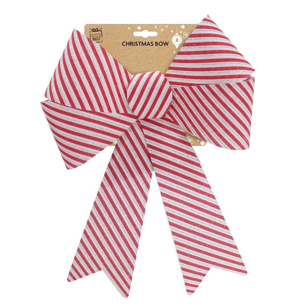 Candy Striped Bow | 22 x 29cm