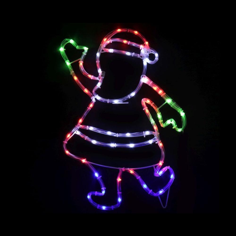 Led Tubelight Waving Santa| 53cm Flash