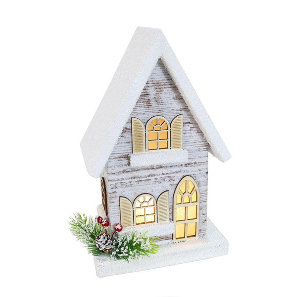 Led Snowy House | 25cm