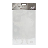 Festive Magic Flocked Christmas Window Sticker - 16 x 27cm, Assorted Designs