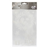 Festive Magic Flocked Christmas Window Sticker - 16 x 27cm, Assorted Designs