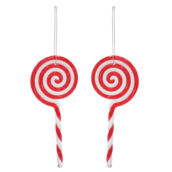 Lollipop Hanging Decorations | Pack of 2, 13cm, Assorted Designs