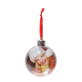 Photo Bauble Diy  Red | 8cm Loop