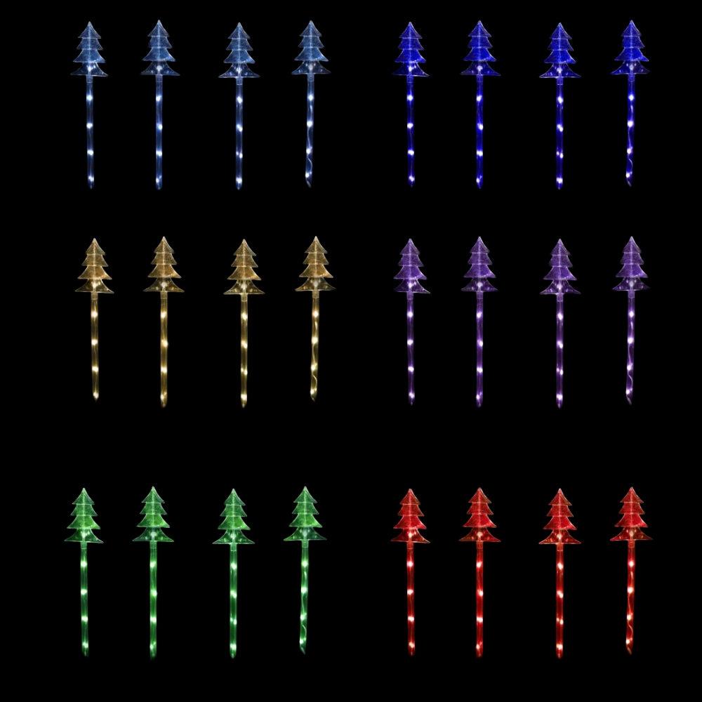 Timer Led Lightshow Tree Path Lights | Pack of 4