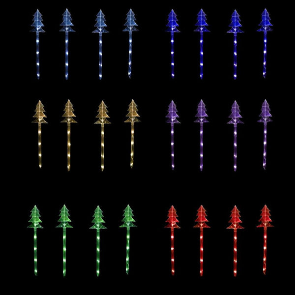 Timer Led Lightshow Tree Path Lights | Pack of 4
