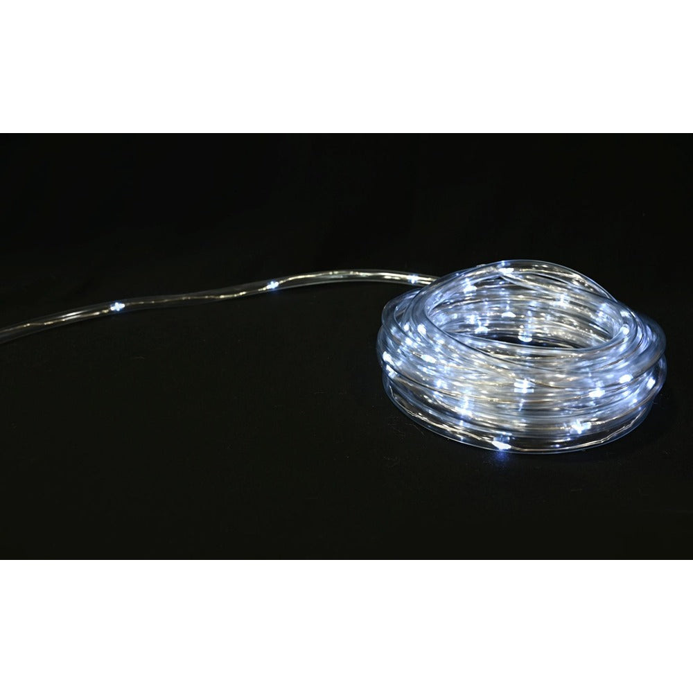 Timer LED String Lights 5m | 50 Cool White LEDs, 8 Functions, 6 Hour Timer