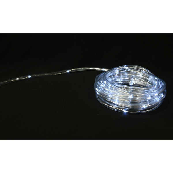 Timer LED String Lights 5m | 50 Cool White LEDs, 8 Functions, 6 Hour Timer
