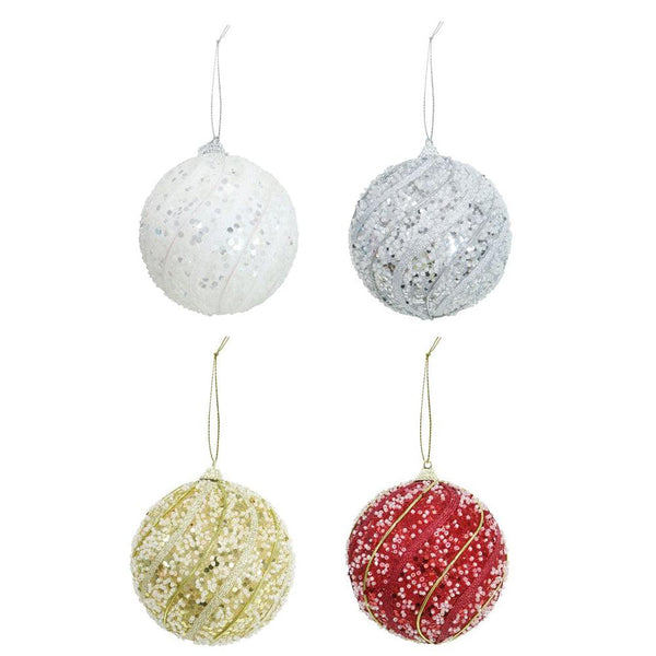 Beads Bauble | 10cm | Assorted Models
