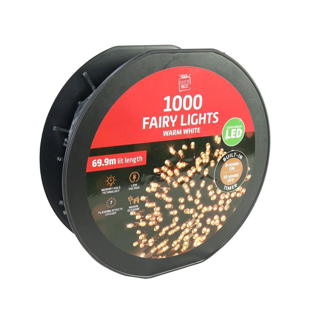 Led Lights 1000 | Timer Reel | Warm White