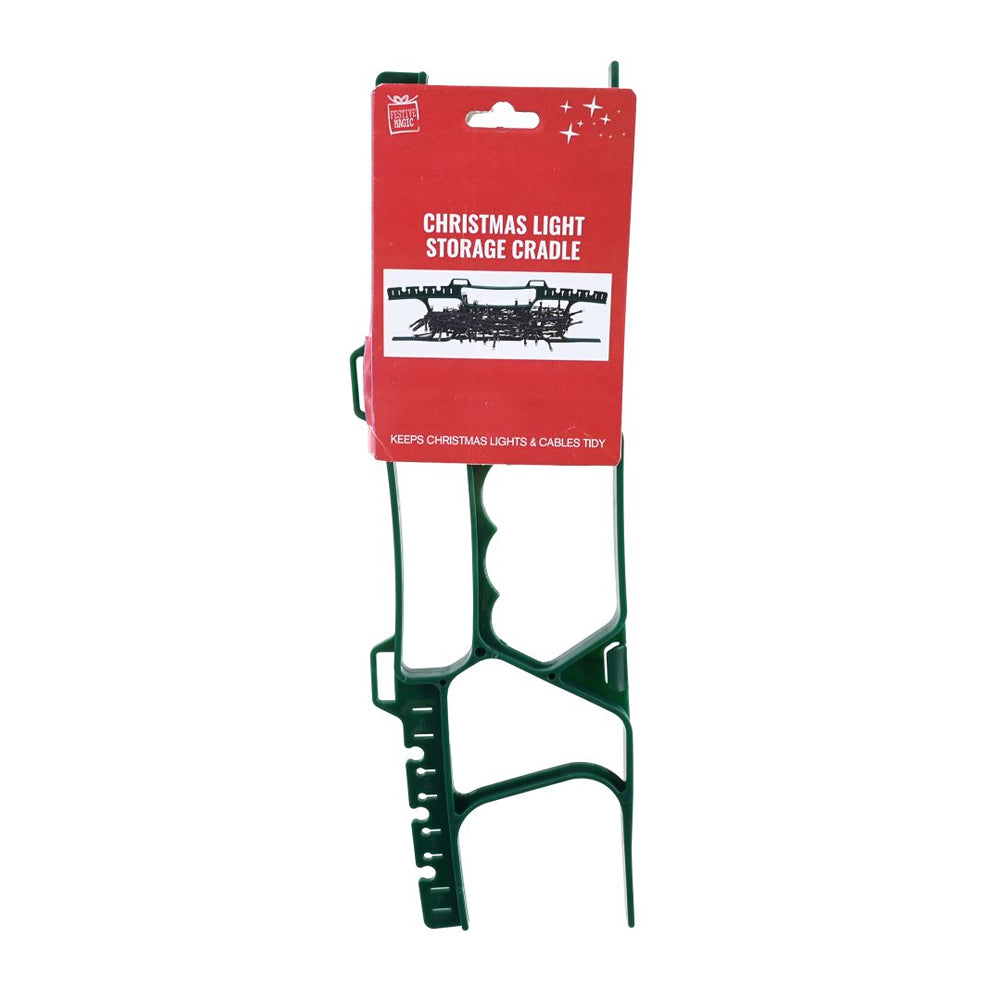 Christmas Light Storage Cradle Large | Keeps Lights and Cables Tidy