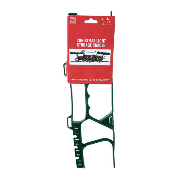 Christmas Light Storage Cradle Large | Keeps Lights and Cables Tidy
