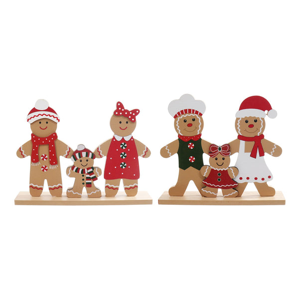Gingerbread Man Family Table Decoration | Assorted Designs