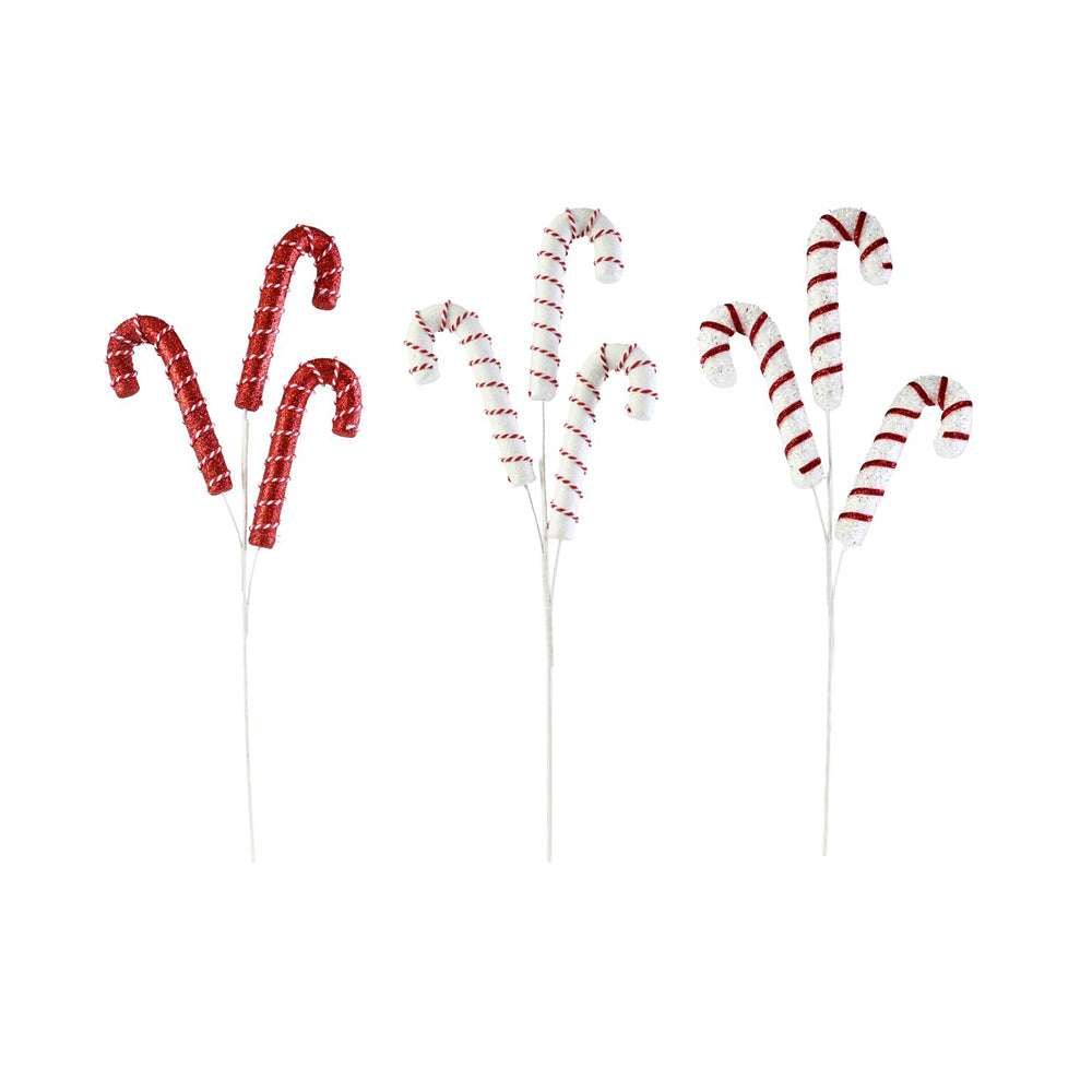 Candy Cane Spray Decoration | 64cm, Assorted Designs