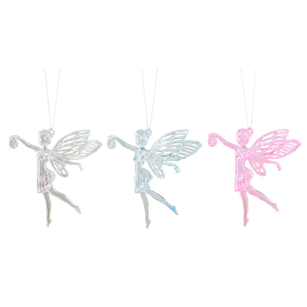 Iridescent Hanging Fairy Decoration | 12cm, Assorted Colours