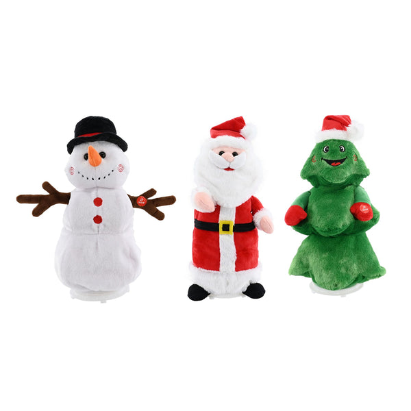Sing & Turn Around Christmas Character | 32cm, Assorted Designs