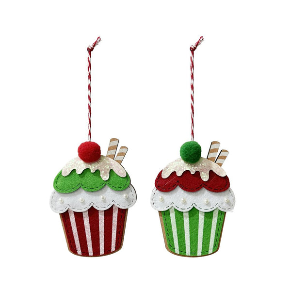 Hanging Cupcake Decorations | 11cm, Assorted Designs