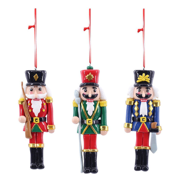 Nutcracker Hanging Decoration 13cm | 3 Assorted Designs