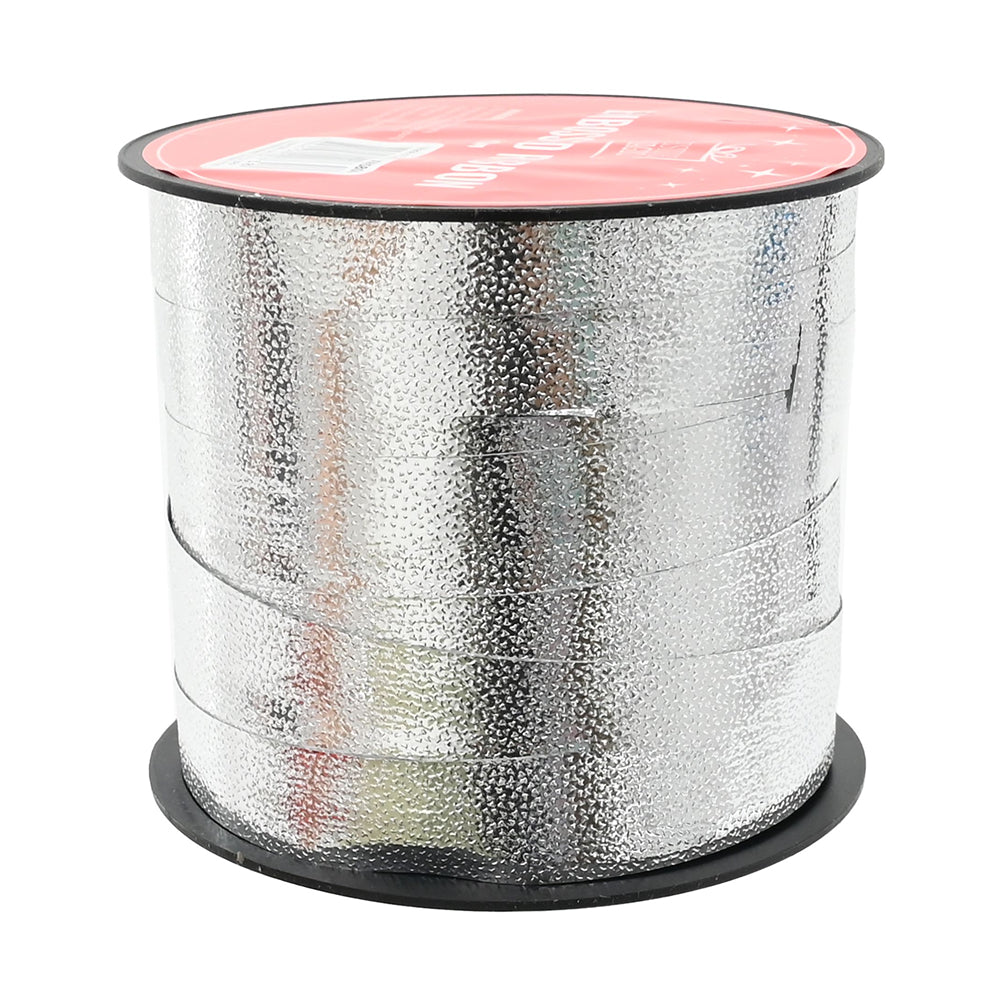 Metallic Embossed Ribbon 10mm x 40m | Assorted Colours