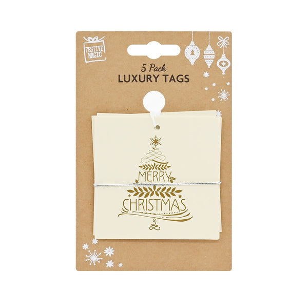 Gift Tags | 5 Piece, Assorted Designs
