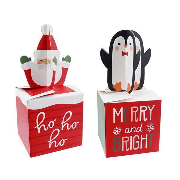 Christmas Treat Boxes | Pack of 3, Assorted Designs