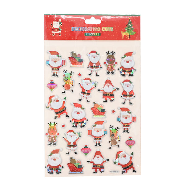 Laser Embossed Stickers | 6 Assorted Designs