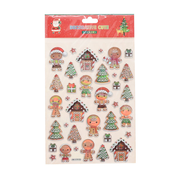 Laser Embossed Stickers | 6 Assorted Designs