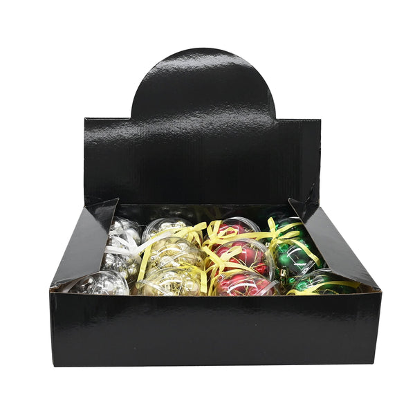 Mini Christmas Baubles 25mm | Assorted Colours, Shiny and Matte, Pack of 20