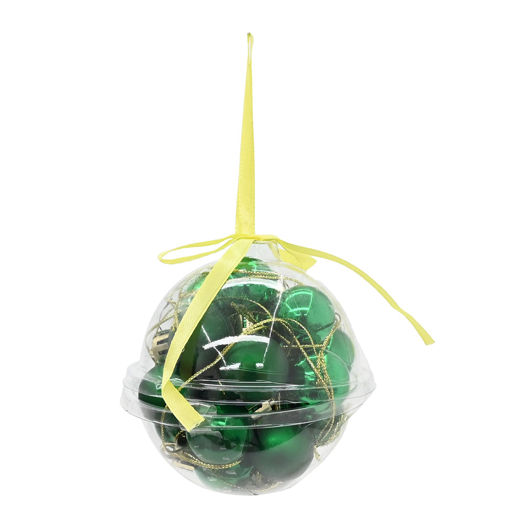 Mini Christmas Baubles 25mm | Assorted Colours, Shiny and Matte, Pack of 20