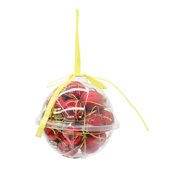 Mini Christmas Baubles 25mm | Assorted Colours, Shiny and Matte, Pack of 20