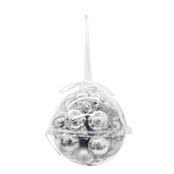 Mini Christmas Baubles 25mm | Assorted Colours, Shiny and Matte, Pack of 20
