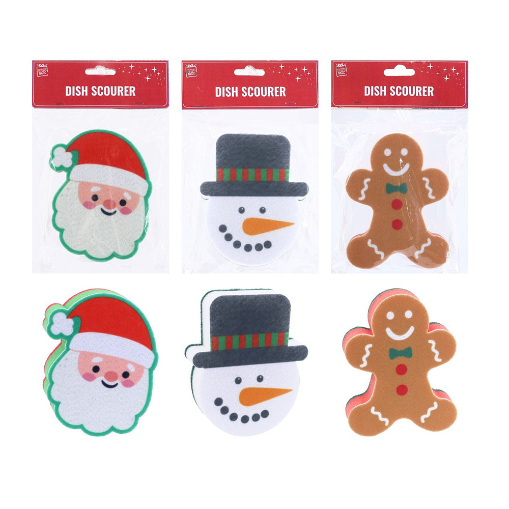 Christmas Dish Scourer | Assorted Designs