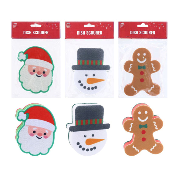 Christmas Dish Scourer | Assorted Designs