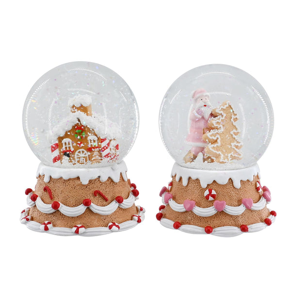 Gingerbread Waterball Snow Globe | 80mm, Assorted Designs