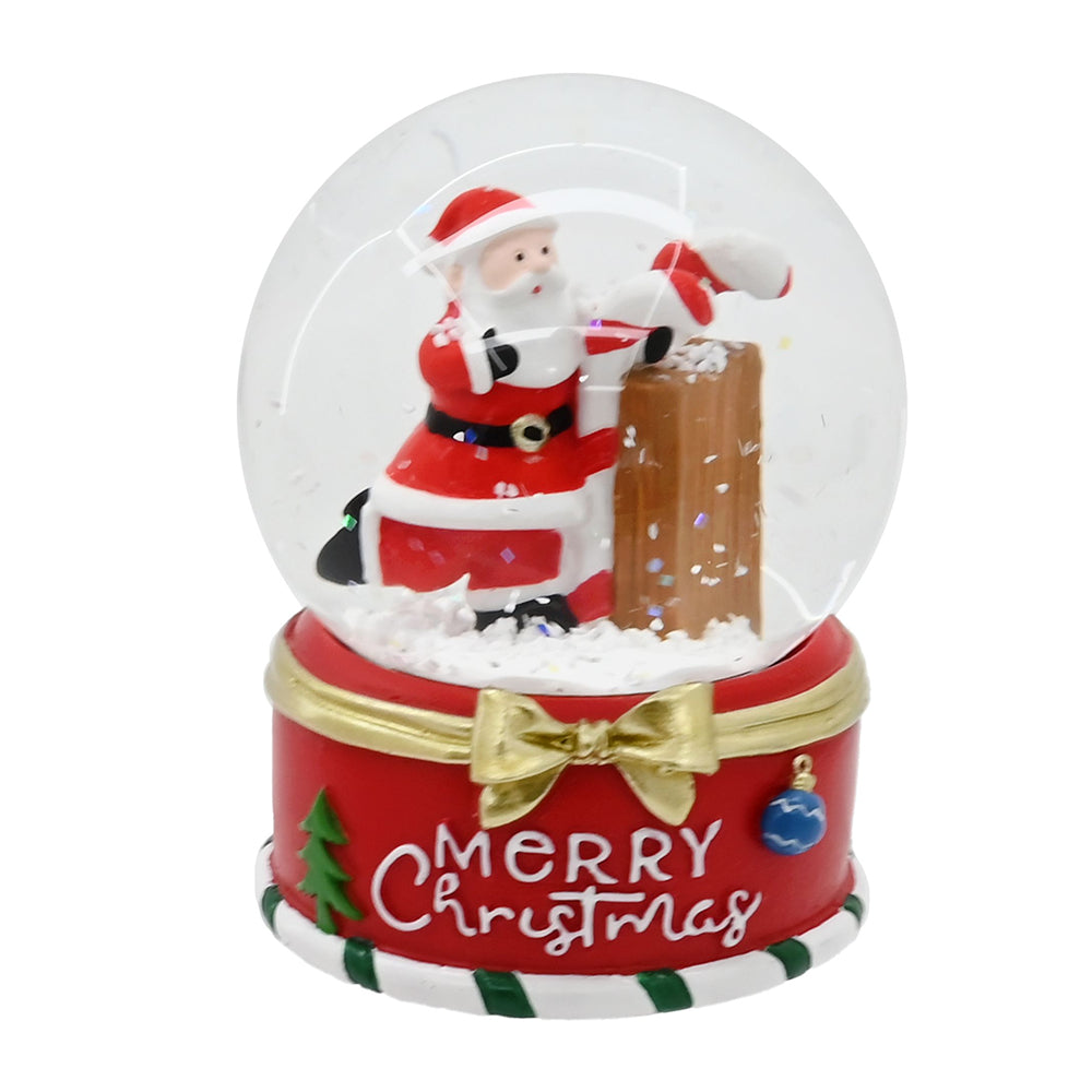 Santa Sleigh Waterball | 65mm, Assorted Designs, 3 Postures
